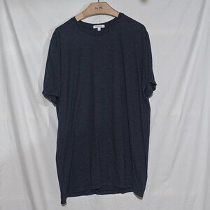 Gustin Made in California USA Heather Crewneck SS Shirt - Blue - XXL* (b)